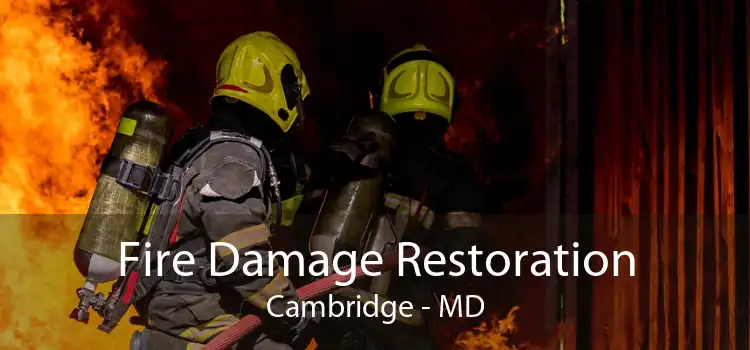 Fire Damage Restoration Cambridge - MD