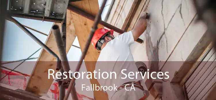 Restoration Services Fallbrook - CA