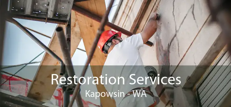 Restoration Services Kapowsin - WA