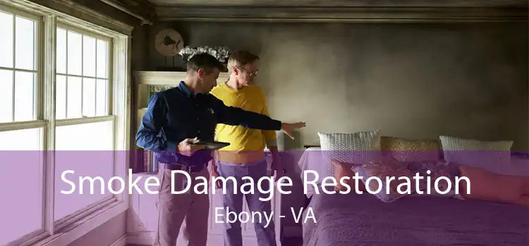 Smoke Damage Restoration Ebony - VA