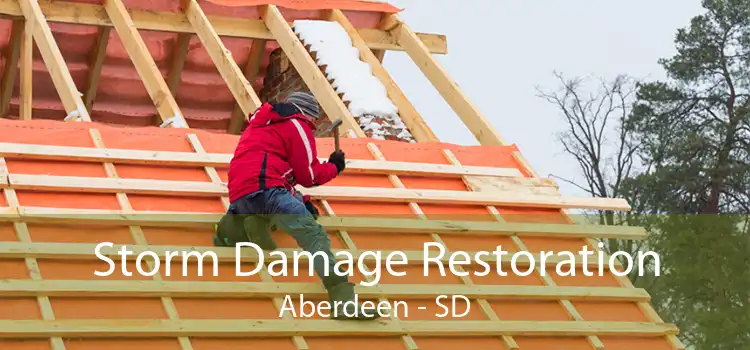 Storm Damage Restoration Aberdeen - SD