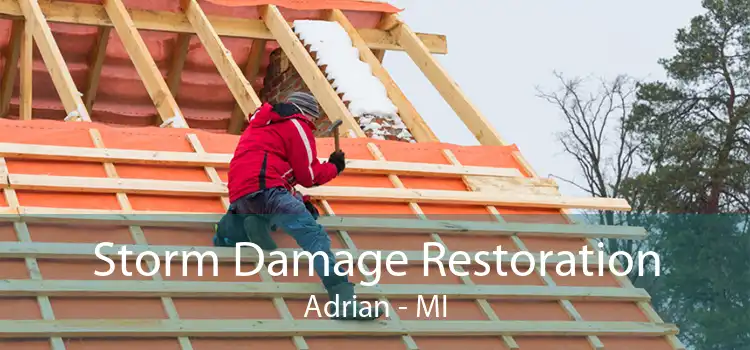 Storm Damage Restoration Adrian - MI