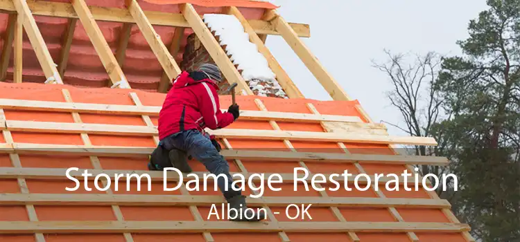 Storm Damage Restoration Albion - OK