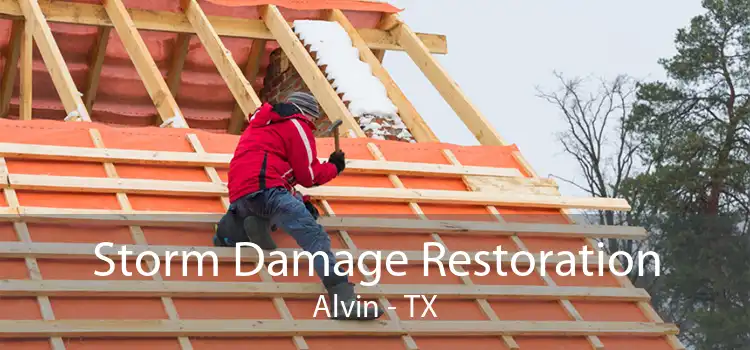 Storm Damage Restoration Alvin - TX