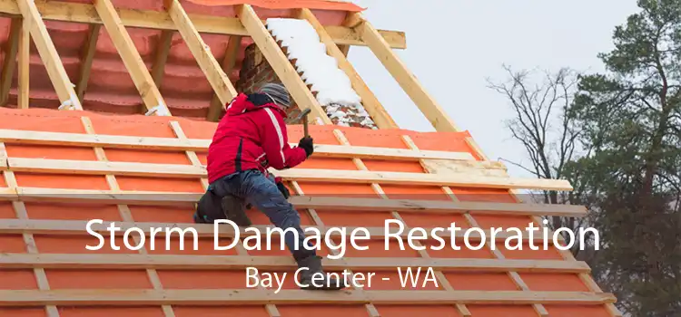 Storm Damage Restoration Bay Center - WA