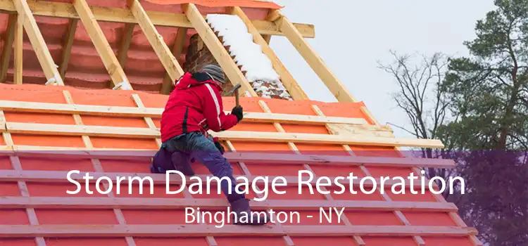 Storm Damage Restoration Binghamton - NY