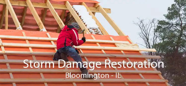 Storm Damage Restoration Bloomington - IL