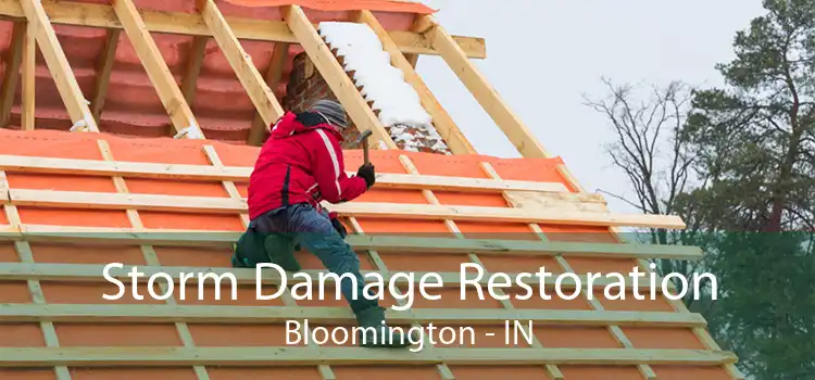 Storm Damage Restoration Bloomington - IN