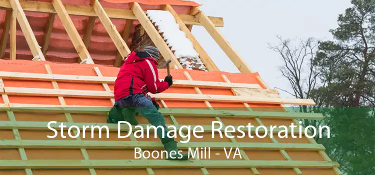 Storm Damage Restoration Boones Mill - VA