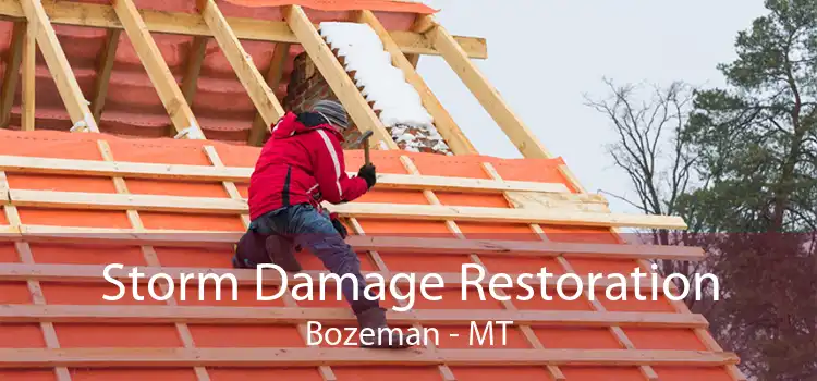 Storm Damage Restoration Bozeman - MT