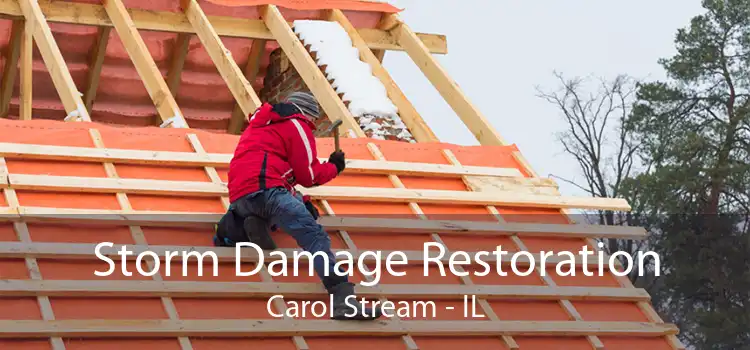 Storm Damage Restoration Carol Stream - IL