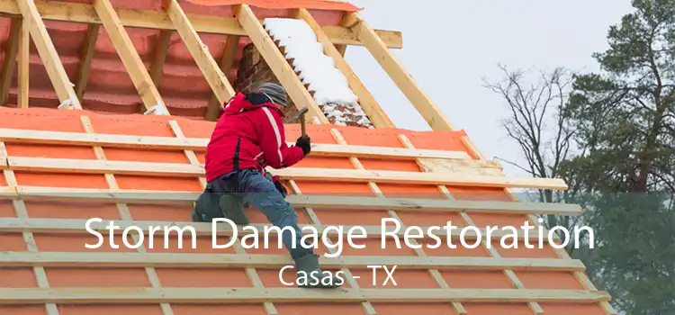 Storm Damage Restoration Casas - TX