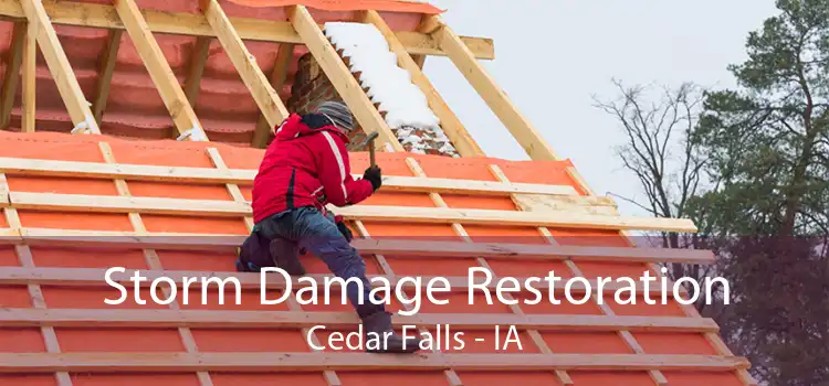 Storm Damage Restoration Cedar Falls - IA