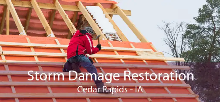 Storm Damage Restoration Cedar Rapids - IA