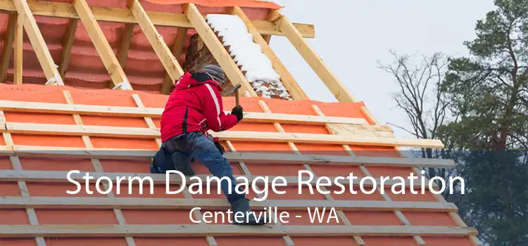 Storm Damage Restoration Centerville - WA