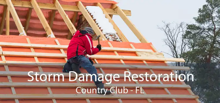 Storm Damage Restoration Country Club - FL