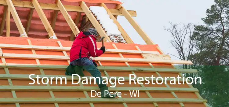 Storm Damage Restoration De Pere - WI