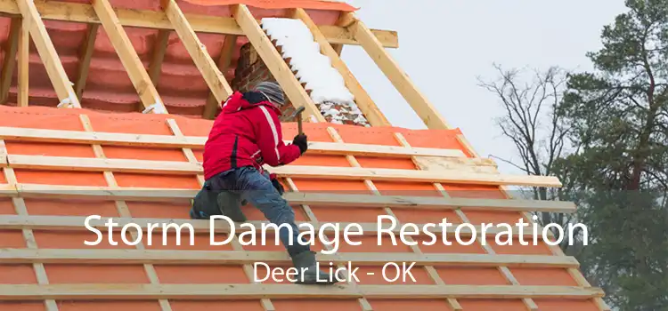 Storm Damage Restoration Deer Lick - OK