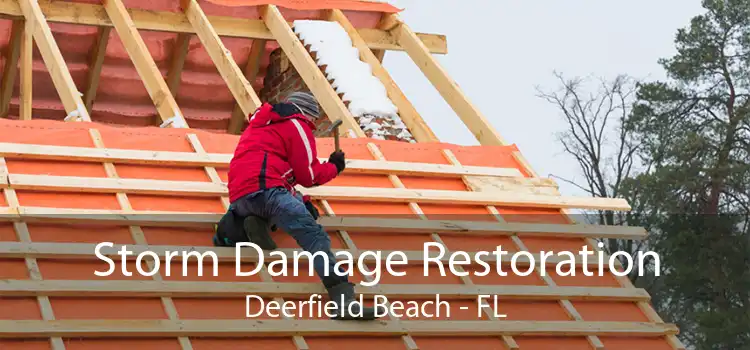 Storm Damage Restoration Deerfield Beach - FL