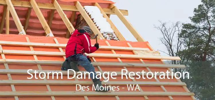 Storm Damage Restoration Des Moines - WA