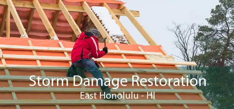 Storm Damage Restoration East Honolulu - HI