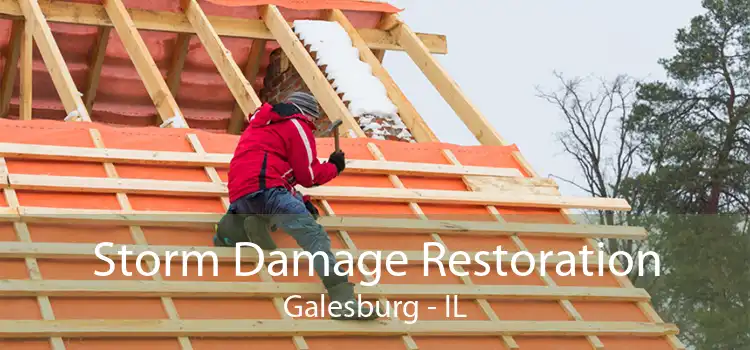 Storm Damage Restoration Galesburg - IL