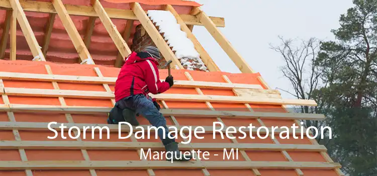 Storm Damage Restoration Marquette - MI