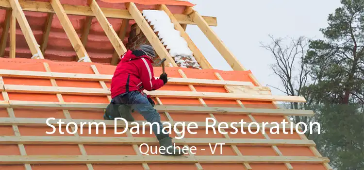 Storm Damage Restoration Quechee - VT