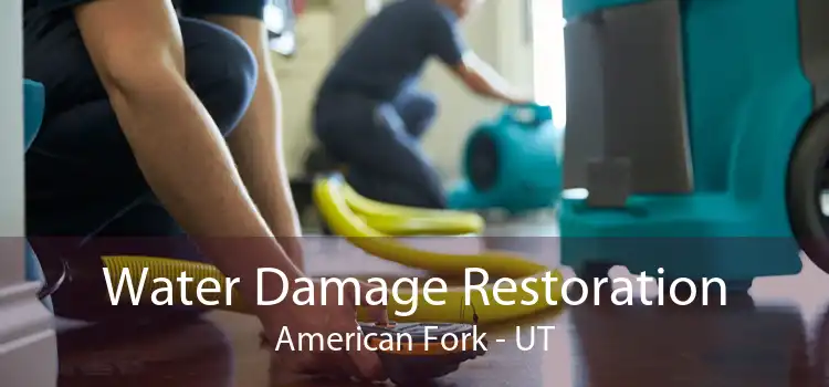 Water Damage Restoration American Fork - UT