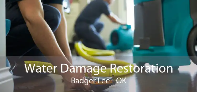 Water Damage Restoration Badger Lee - OK