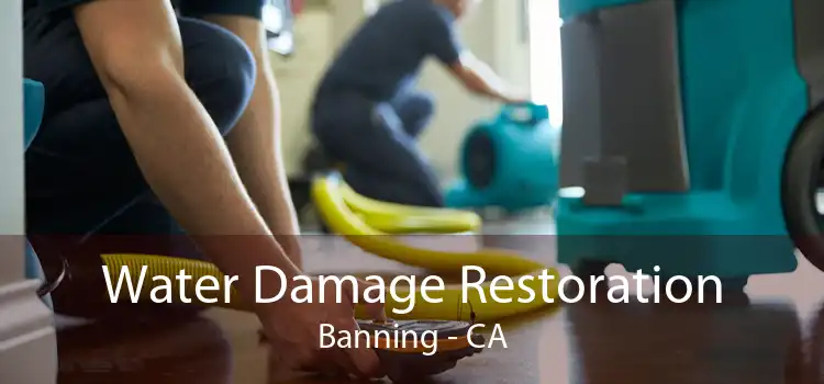 Water Damage Restoration Banning - CA
